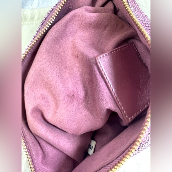 Cult Gaia Nano Hera Rhinestone Mesh SHLDR Bag. Shell Pink. - Picture 16 of 16